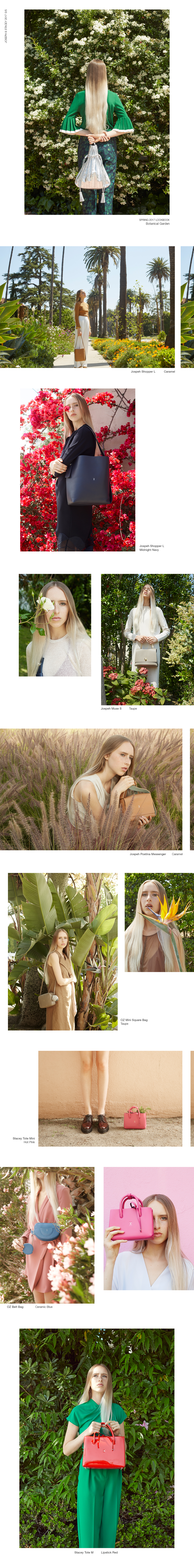 Botanical Garden | LOOKBOOK | Timeless design and craftsmanship  | Shopper Bag | Wallet & Acc | Joseph & Stacey